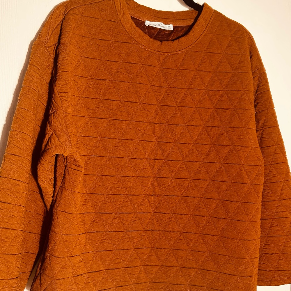 Women's Textured Brown Blazer